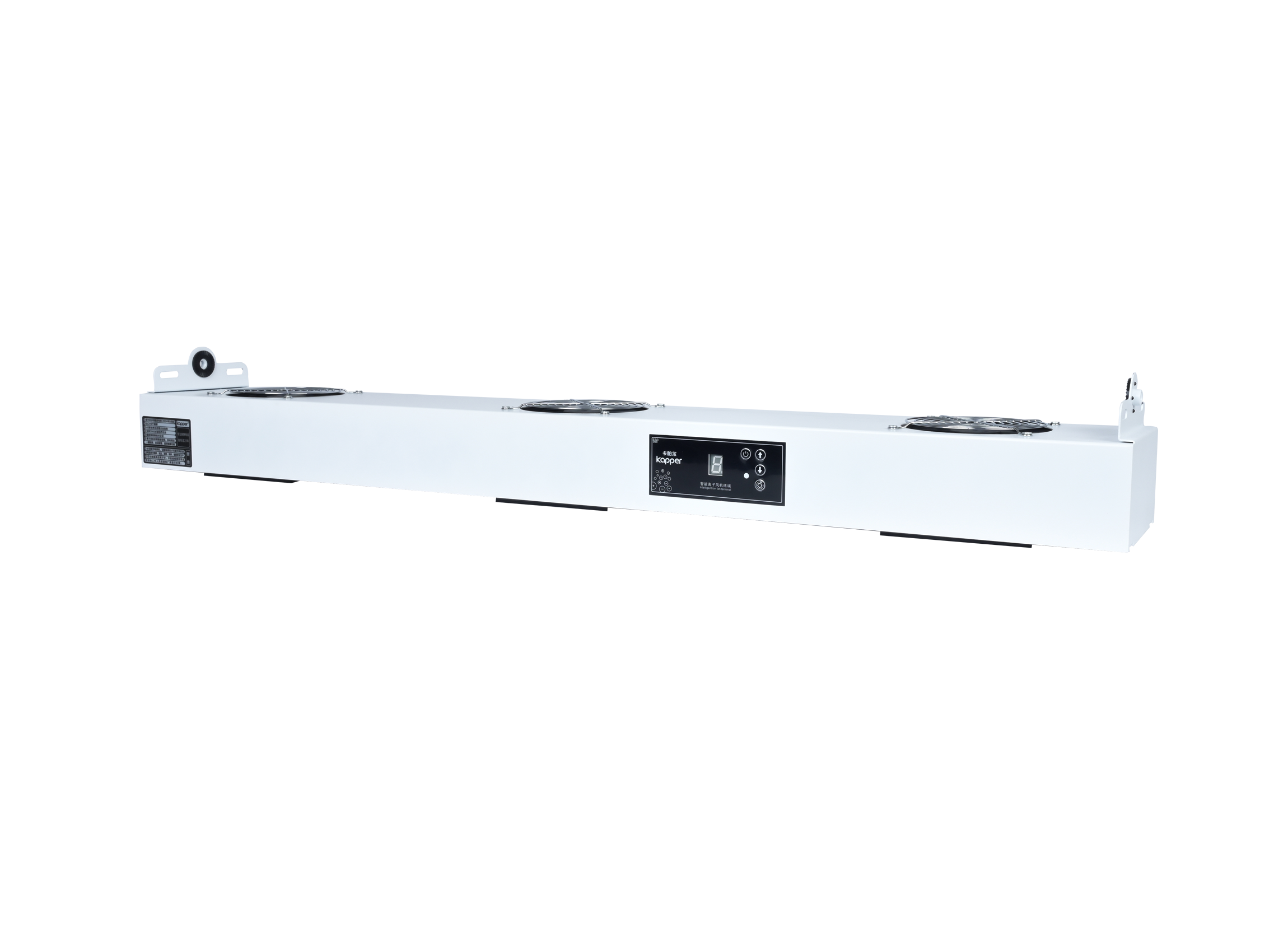 KP1103B第5代智能型懸掛式直流三頭離子風機