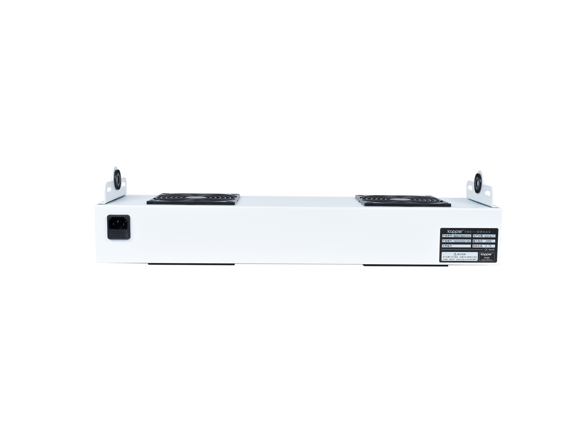 KP1002D第4代半智能型懸掛式雙頭離子風機